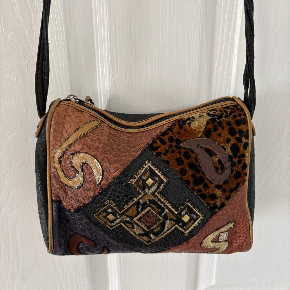 Vintage Alien Workshop Patchwork Crossbody Bag Sk… - image 4